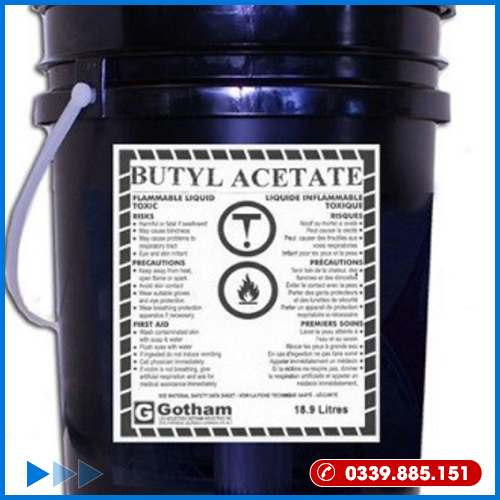 Dung môi Butyl Acetate C6H12O2 - Cas 123-86-4