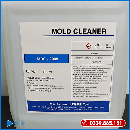 MDC-2008 – Hóa chất rửa khuôn dùng cho máy điện phân