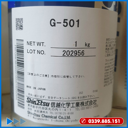 Mỡ bôi trơn silicone Shin-Etsu G-501