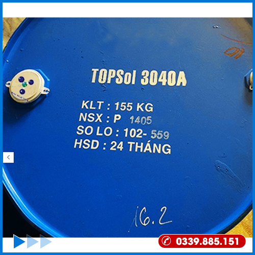 Dung môi TOPSol 3040A | Low Aromatic White Spirit Phuy 155kg