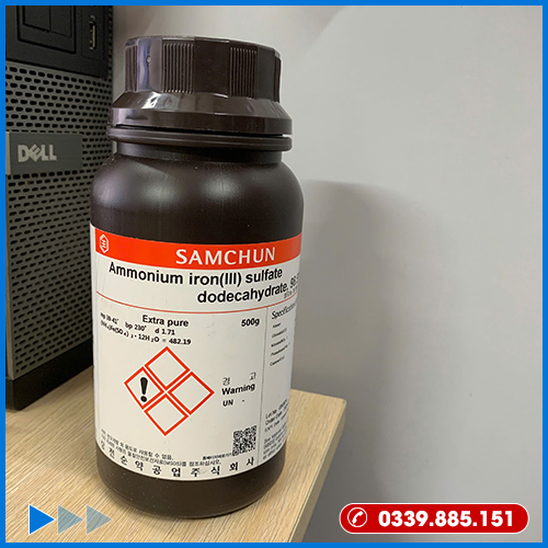 Hoá chất Ammonium iron (iii) sufate dodecahydrate - AR- 7783-83-7